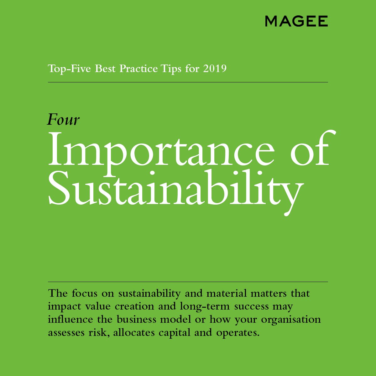 MageeStudio's tweet image. Our fourth top tip from our latest &apos;Best practice corporate reporting tips for 2019&apos;...

bit.ly/2F1XbZS

#tip #annualreport #purpose #bestpractice #communication #corporatecommunications #ftse250 #ftse100 #annualreports @MageeStudio