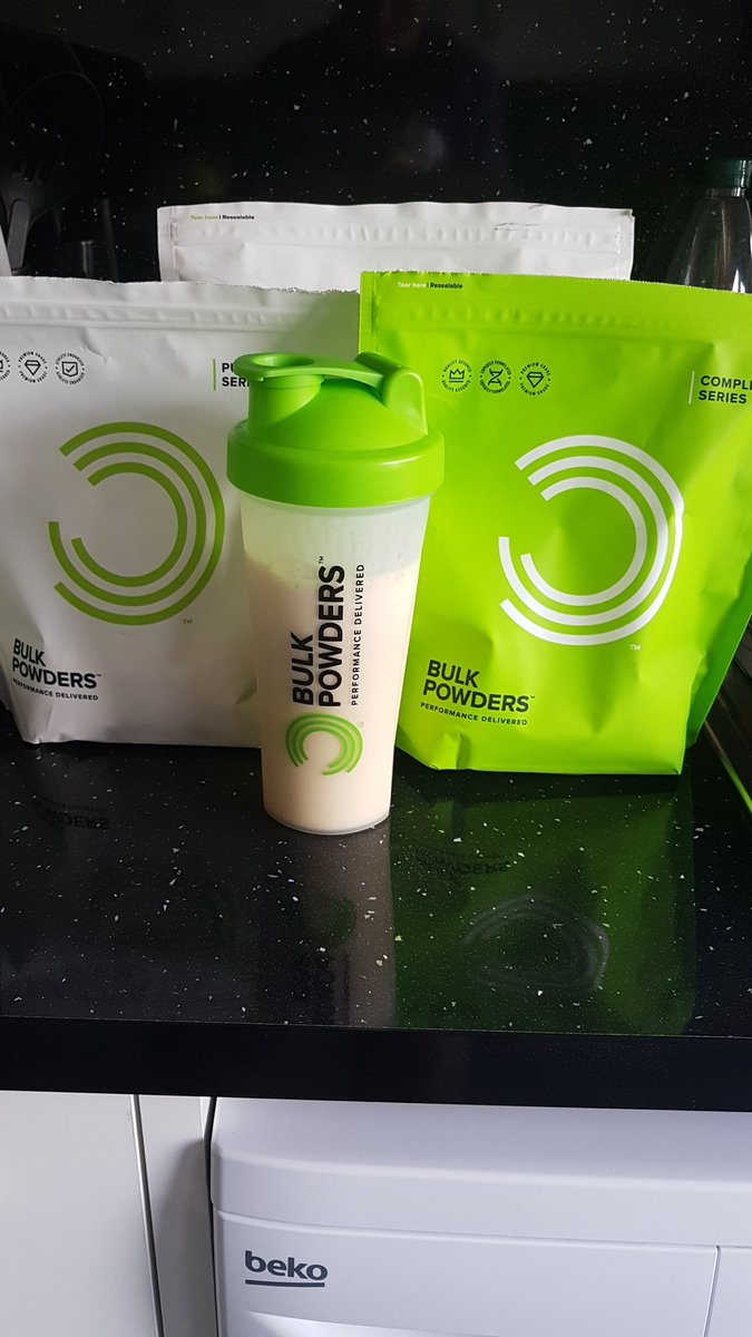 Another morning run powered by @BulkPowders #completehydration for pre and during then #purewheyprotein mixed with #vitargo for afters which makes the finest shake I've ever tasted #bananafudge #fav 💪👌👍