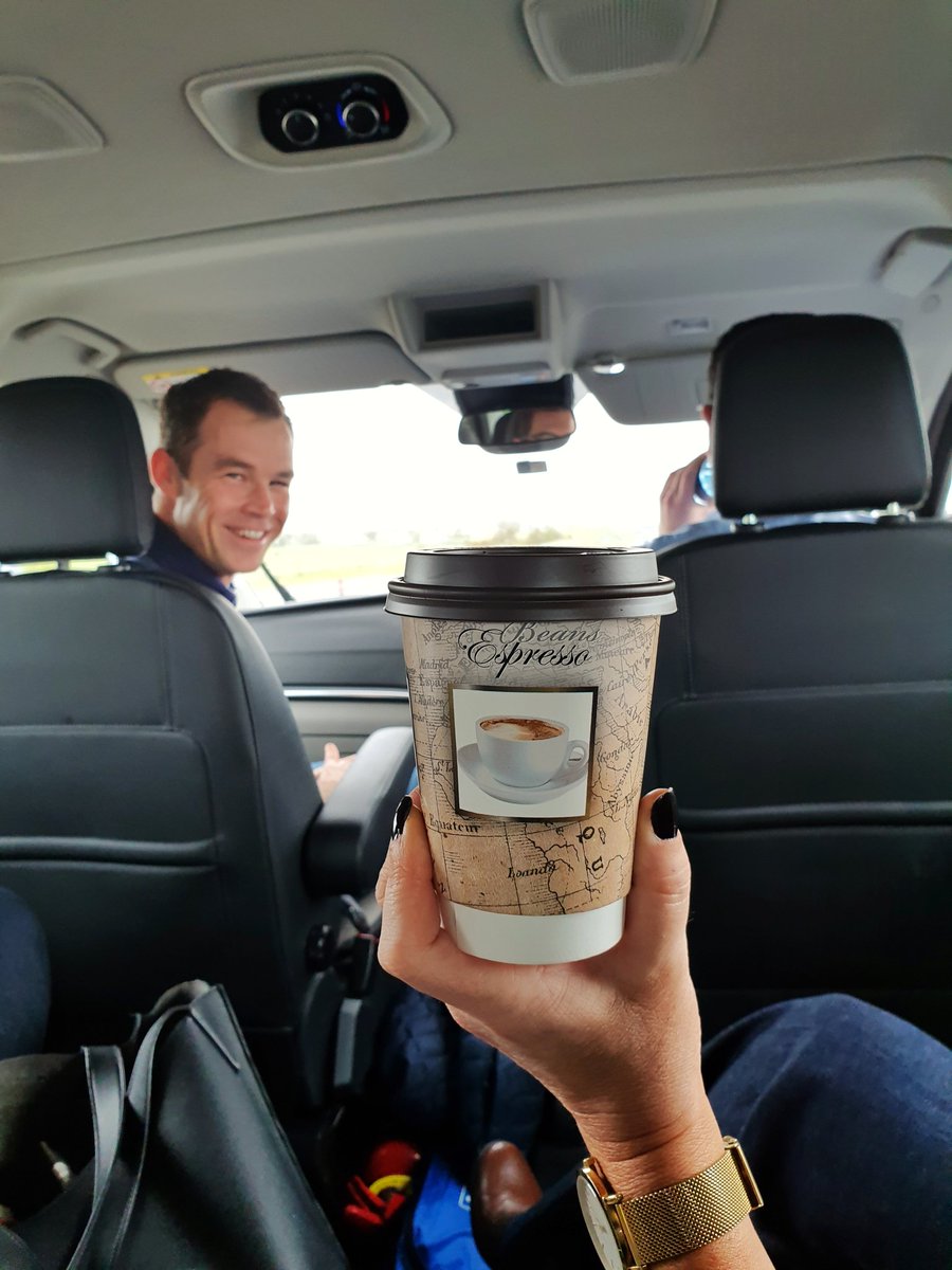 KCBKerry's tweet photo. The #MeetInKerry #AIPCO2019 road trip enjoying a brief pit stop to take in the sights, meet the locals in Co.Clare and replenish the essentials! Can't wait to see all our fellow #EventProfs in beautiful #Donegal #MakeItIreland #thepowerofone ☘👐 https://t.co/hN0YIDADvS