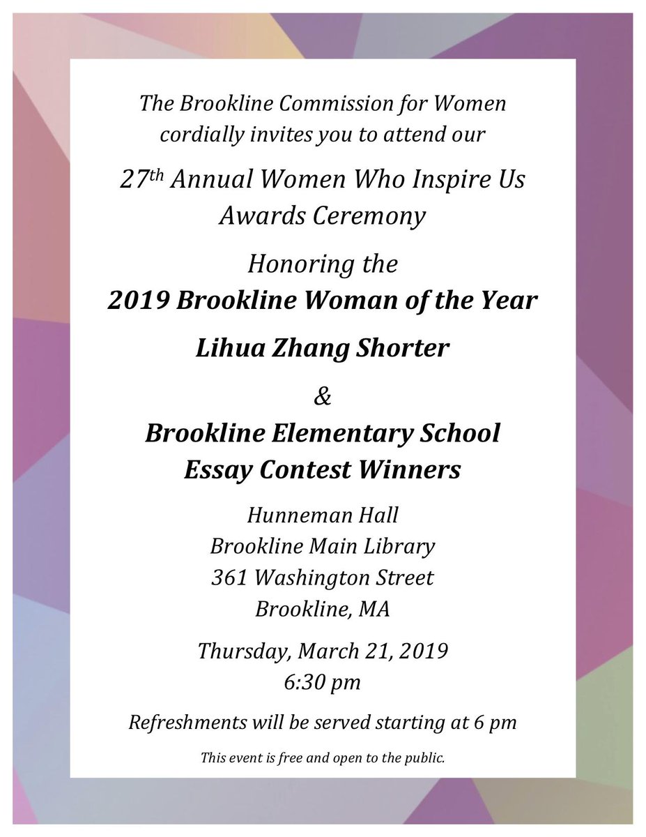 Brookline Commission tweet media