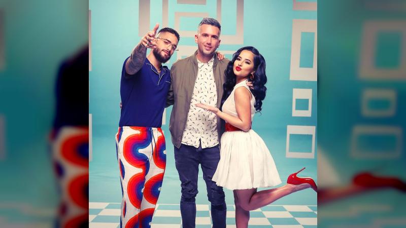 reporte1uno's tweet photo. ¡Arriba Venezuela! Daniel Durán dirigió el videoclip de "La Respuesta" de Maluma y Becky G (+Foto) https://t.co/Wx0IDJZSGc # BeckyG #Maluma #DanielDuran #LaRespuesta #Reporte1uno https://t.co/9y03FRlk3O