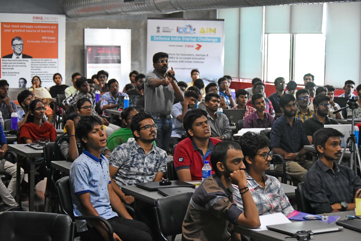 FORGE4Fauj's tweet photo. THEERKATHAN!! 
Applied Design Thinking workshop in partnership with @aidat_tn to unleash young minds innovating for @DRDO_India #DareToDream launched with a vision to transform India's Def capabilities.
@nsitharaman @PrinSciAdvGoI @drajaykumar_ias @nawegate @sjaju1 @FORGE_FORCE https://t.co/MxhKBQOTSY