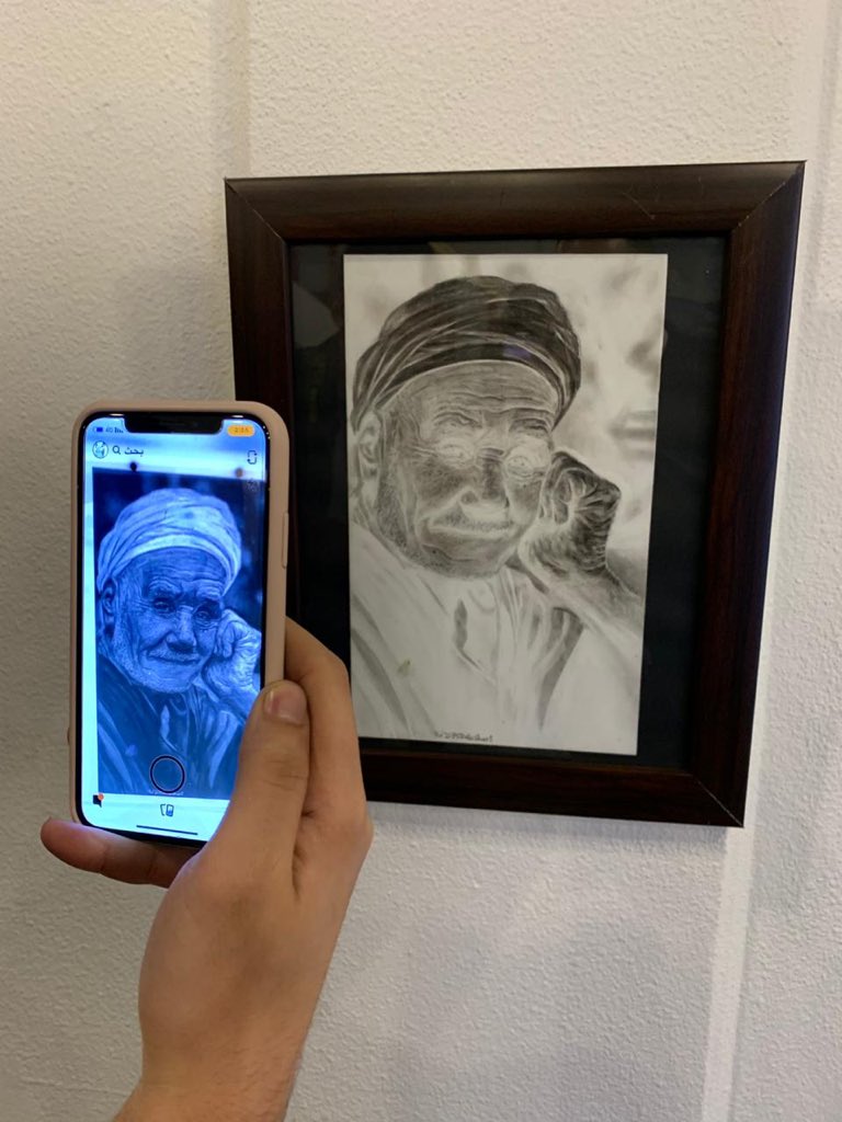 CICSaudi's tweet photo. Paintings for the Saudi Artists Mohammad AL Sharaheli and Ali Al Zeyad, at The Moftaha Center in the village of @almoftaha, Abha. https://t.co/q6uYhgdOip