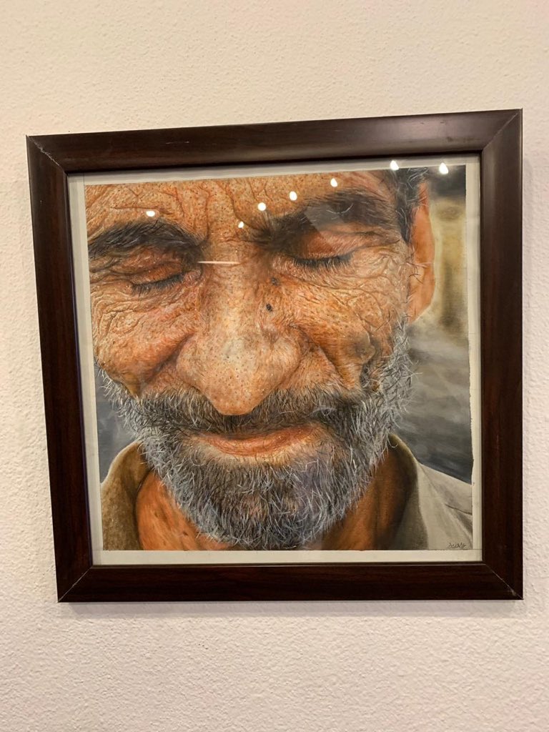 CICSaudi's tweet photo. Paintings for the Saudi Artists Mohammad AL Sharaheli and Ali Al Zeyad, at The Moftaha Center in the village of @almoftaha, Abha. https://t.co/q6uYhgdOip