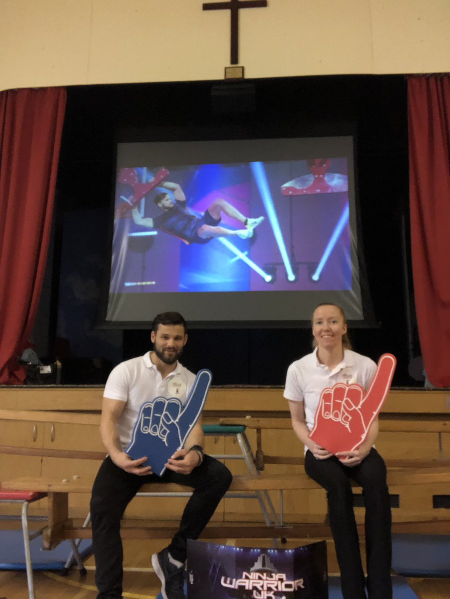 warrior_fun's tweet photo. Another exciting 2 full days Ninja Warrior kids workshops at All Saints Primary school, Clayton-le-Moor. The kids, staff and parents are very excited. https://t.co/CmSpxmiYne