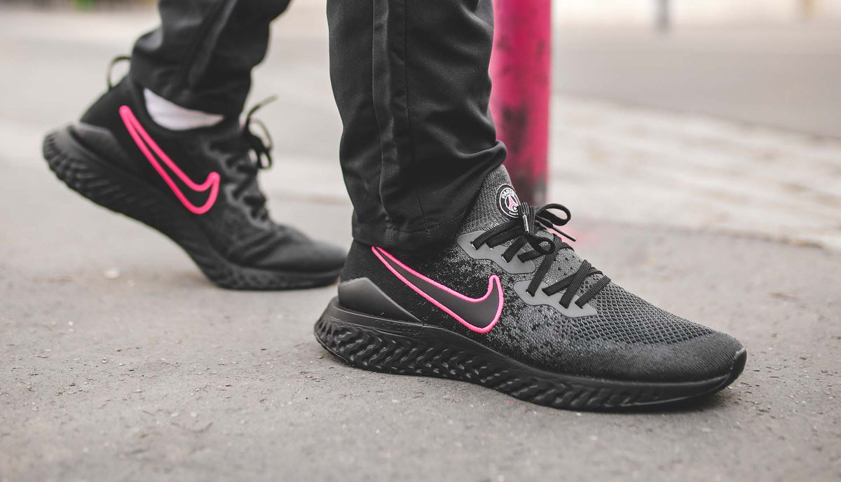 SoccerBible's tweet photo. Collab continued. Spreading influence into the running world, @PSG_inside x Nike launch PSG Epic React Flyknit 2: https://t.co/c2EtShHmoh https://t.co/tlonc2ljw8