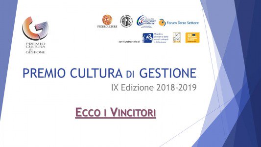#Premio cultura di Gestione 2018-2019, sei i #vincitori:
Ass. <a href="/ProgettoMuseo/">Progetto Museo</a> (Napoli); 
Scherìa Cooperativa di Comunità (Tiriolo-CZ); 
Iside srl (Roma); 
Fond. <a href="/ilPolodel900/">ilpolodel900</a> (Torino); 
Fond. <a href="/RavennAntica/">RavennAntica</a> 
Comuni di Fermo, Ascoli Piceno, Macerata, Fano
bit.ly/2FtBSlv