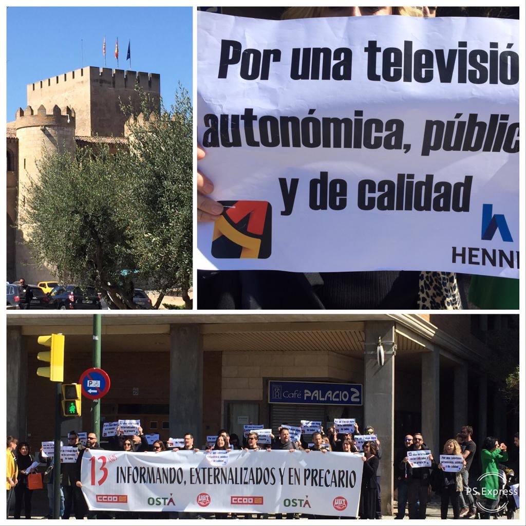 Ven amenazado el cortijo y la última táctica de <a href="/henneo/">Henneo</a> es enviar correos a sus empleados con “medias verdades”. Sesgando el contenido a su conveniencia. Los #JuevesNegrosATV continúan. Hoy también hemos parado. Basta ya. #dignidadlaboral <a href="/CARTV_/">CARTV</a> <a href="/GobAragon/">Gobierno de Aragón</a>