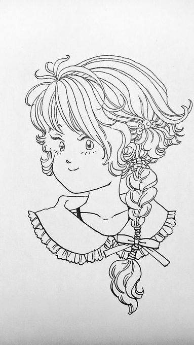 なんやかんやで絵を描くことに強いプレッシャーがあって、下描きを避けて一発描きが多かった頃の絵です。
結局顔が気に入らず彩色せずに放置。
#最近フォローした方は知らない過去絵を晒す 