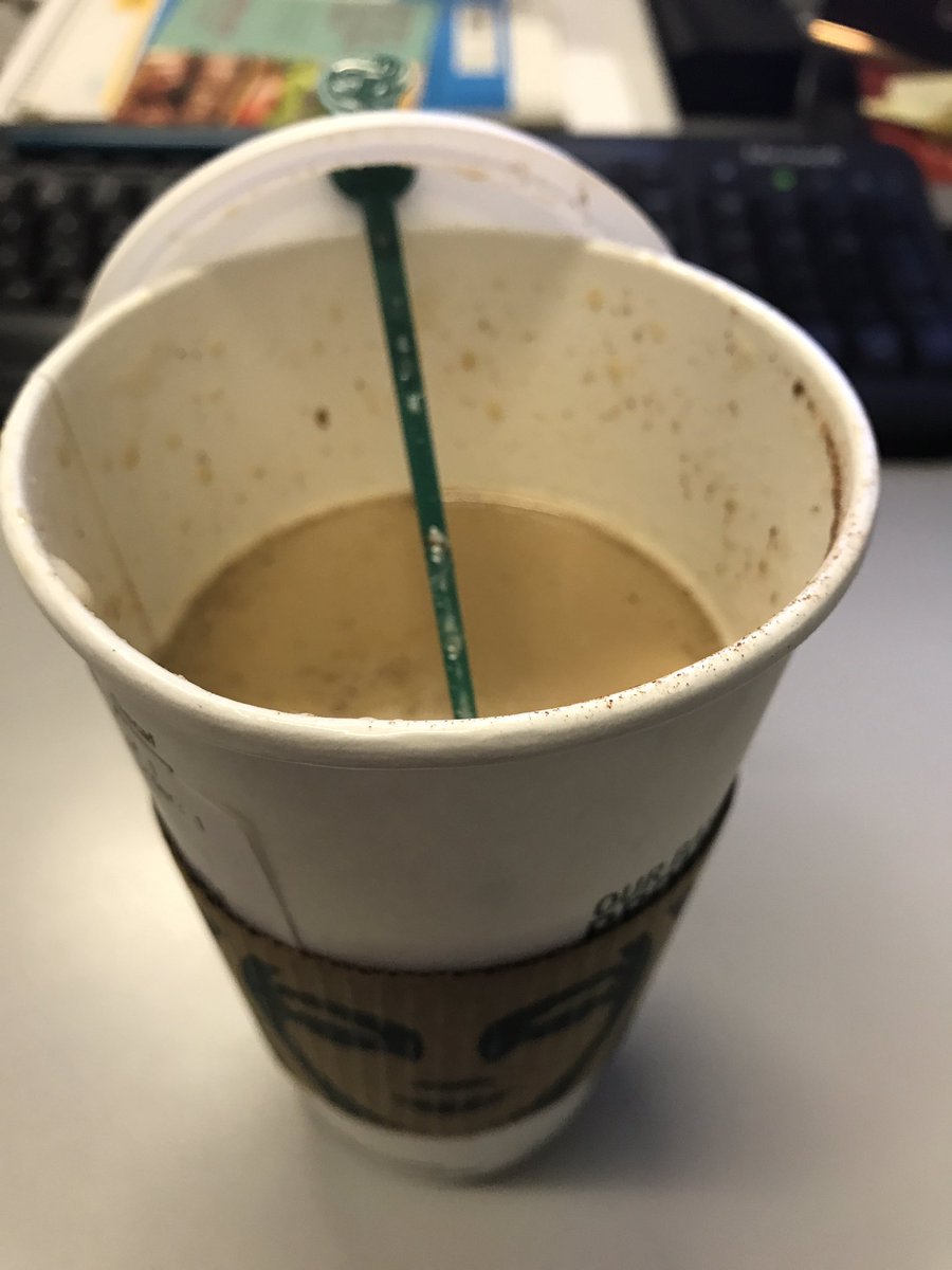 BrooksJohnston's tweet photo. @Starbucks just because it’s in a grande cup doesn’t make it a grande #needmorecoffee https://t.co/gbd8zcLjw2