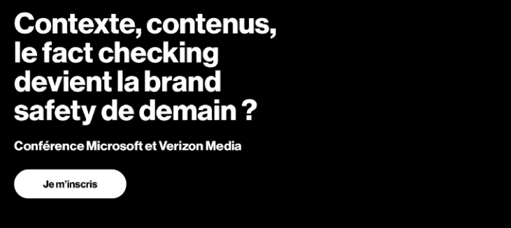 Yahoobusinessfr's tweet photo. #SaveTheDate 

Accéder à l'information est devenu instantané mais quid de sa véracité ? Quel impact pour les marques?  @microsoftfrance &amp; @VerizonMedia_FR organisent une conférence autour de cette thématique, Mercredi 27 mars, 9h-11h

Pour s'inscrire : https://t.co/xv93XdmKGe https://t.co/mVA8ZyNEBa