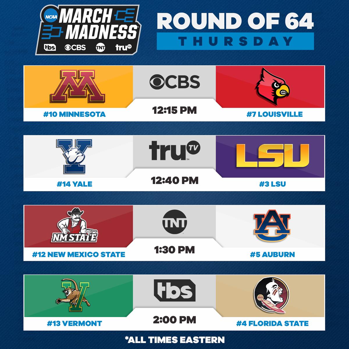 March Madness TV on Twitter "March Madness. ALL. DAY. LONG.…