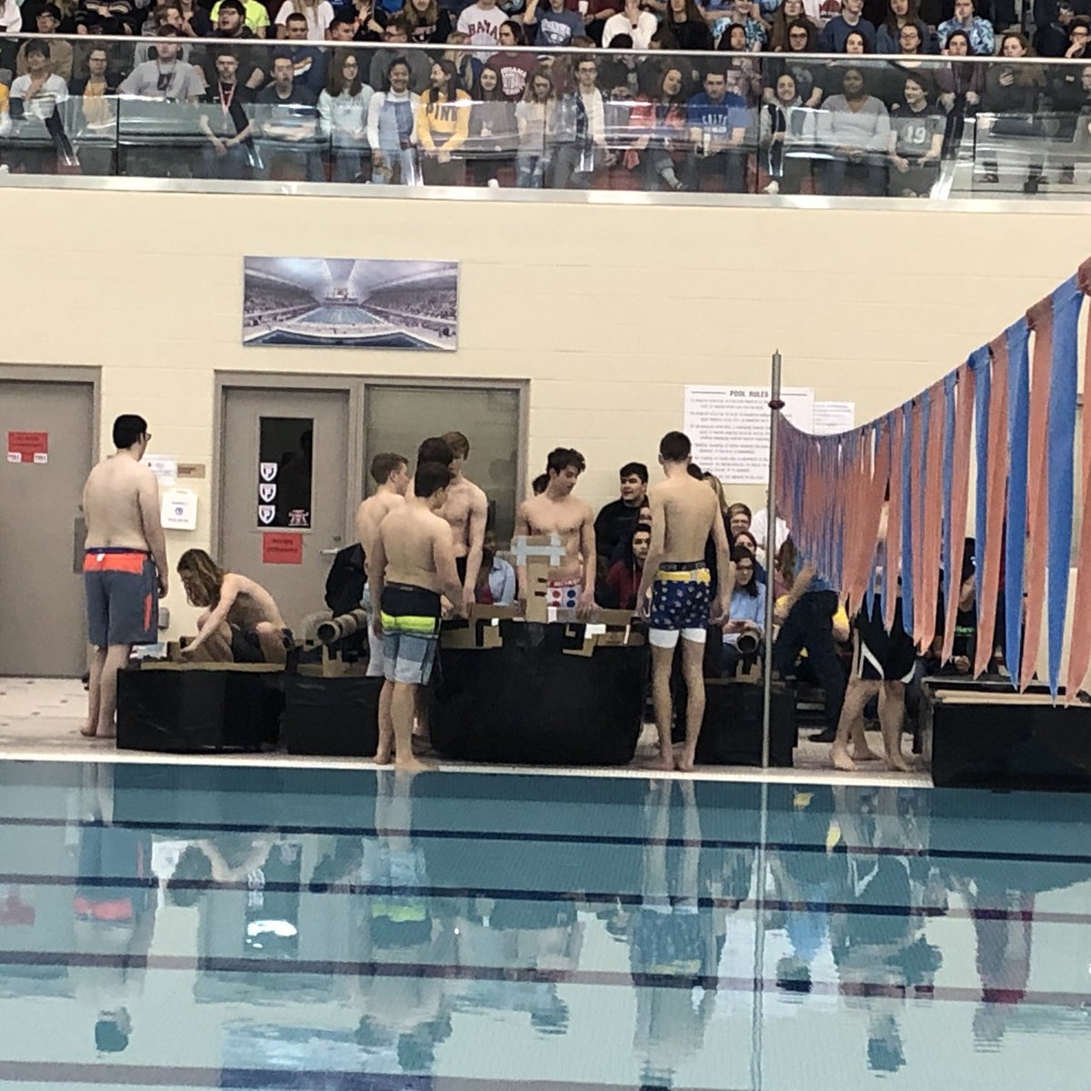 QuakerPrincipal's tweet photo. Standing Room Only this morning for the PHS Regatta! https://t.co/TKwbIRH2qU