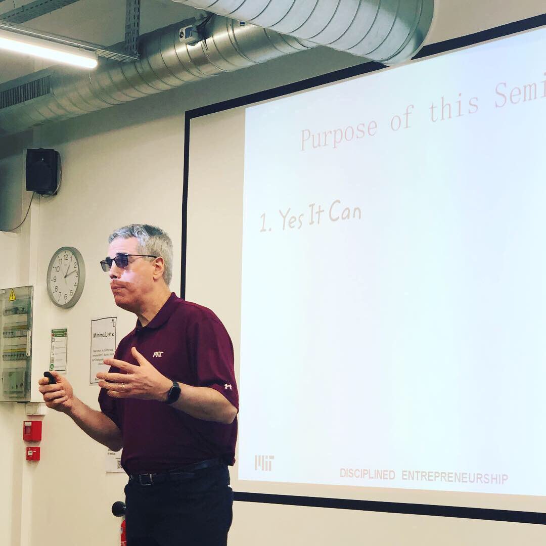 LeaPeersman's tweet photo. @BillAulet from @MIT teaching #disciplinedentrepreneurship at @hetic for the launch of the #HeticEntrepreneurshipCenter #rewirethesystem #inventtomorrow #behetic https://t.co/FzAXItBsAi