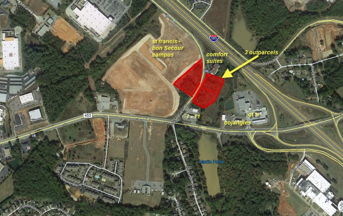 KDSProperties's tweet photo. FOR SALE |  Land - Ideal for Restaurant or Hotel

3973 &amp; 3974 Grandview Drive
Simpsonville, SC 29680
https://t.co/SsDpvoGFpc

Contact Bobby Miller, CCIM
bobby@kdsproperties.com 
O:  864-242-4200
M:  864-329-4265

#kdsproperties #cre #simpsonvillesc #landforhotel https://t.co/eGpOTyWMiI