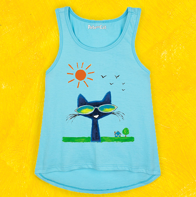 thepetethecat's tweet photo. Who's ready for tank top weather?! 🌞Get this sunshiney tank here.  -->  https://t.co/qMxLEDon6G #petethecat #tanktopweather https://t.co/k6r0hz7Pr0