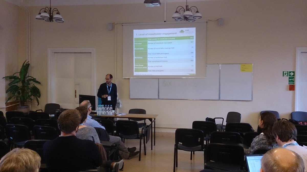 hneeberswalde's tweet photo. SUFIA conference:  James Kirwan, Fachgebiet Politik u Märkte der #HNEE zeigt in #Krakau Ergebnisse von @sufisa_EU: Beteiligung von fast 2000 Vertreter*Innen aus Praxis, Politik und #LebensmittelWSK  #ZukunftderGAP #NachhaltigeLandwirtschaft @EU_H2020 https://t.co/k1T5gEcgOd