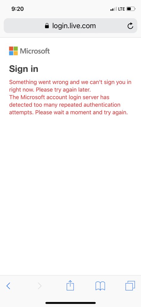 rachelbean10's tweet photo. @XboxSupport It’s been 2 days. Still can’t login to my account. No update or anything from Xbox. @xboxsupport https://t.co/xUBB1BcJSo