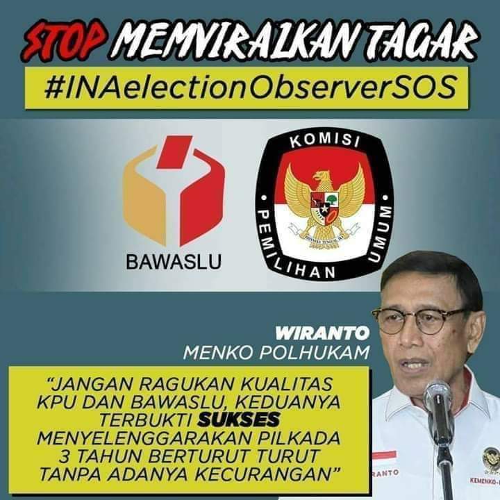 Yanura8's tweet photo. Saya Yanura Ketua Partai SanasiniSenang Indonesia
"Siapa yang mengaku berhasil mengayomi masyarakat, tapi masyarakatnya justru hilang percaya dan meminta bantuan internasional? Siapa?"
Saya Ketua Partai SanasiniSenang Indonesia
Udah?
Udah?
#INAelectionObserverSOS https://t.co/Y5lbvmyqWz
