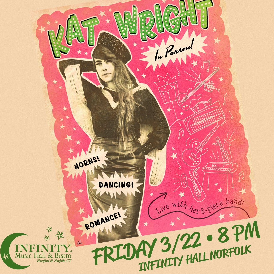 Kat Wright and her 8piece band are coming to Norfolk tomorrow night! Expect #horns #dancing #romance and her sultry, dynamic voice! Tix at: bit.ly/2GKT33D @KatWrightBand