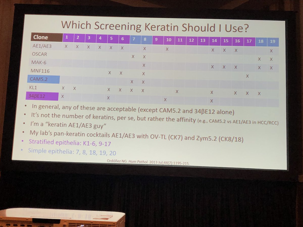 which keratin stain to use??