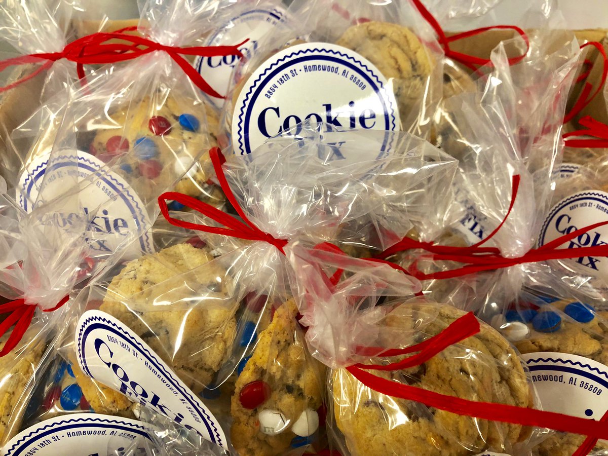 fix_cookie's tweet image. Hey @SamfordU, we are coming to you! Come get Cookie Fix from 10:30 a.m.-12:30 p.m. in Ben Brown!🍪❤️💙