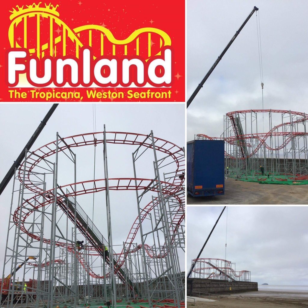 Sky View (@skyviewwheel) on Twitter photo The build has begun! FUNLAND <a href="/TropicanaWeston/">Tropicana</a> opens on April 6th <a href="/WestonSeafront/">Weston Seafront</a> #tourism <a href="/VisitSomerset/">Visit Somerset</a> <a href="/visitweston/">Visit Weston-super-Mare</a> #fun #themepark #rides The build has begun! FUNLAND <a href="/TropicanaWeston/">Tropicana</a> opens on April 6th <a href="/WestonSeafront/">Weston Seafront</a> #tourism <a href="/VisitSomerset/">Visit Somerset</a> <a href="/visitweston/">Visit Weston-super-Mare</a> #fun #themepark #rides