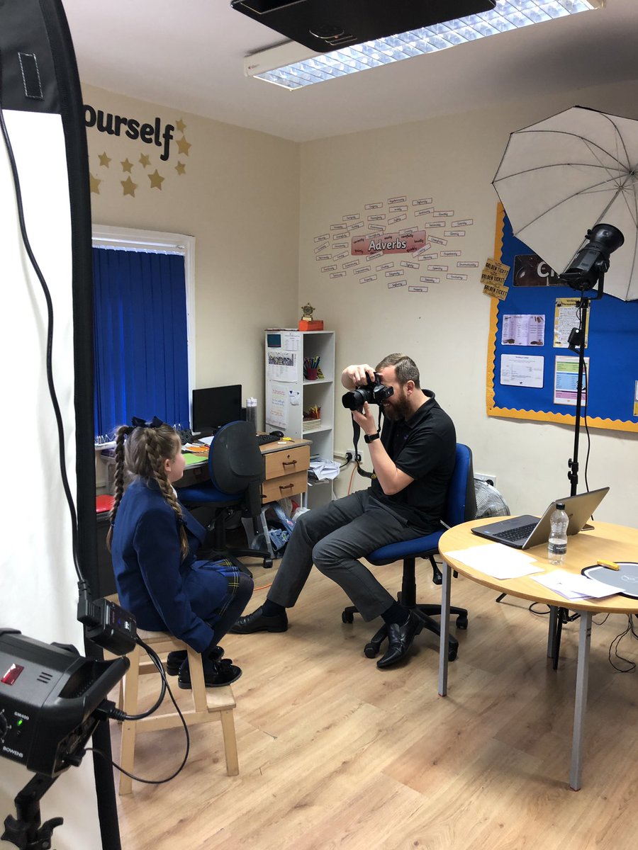 Picture day. Everyone looks so smart.