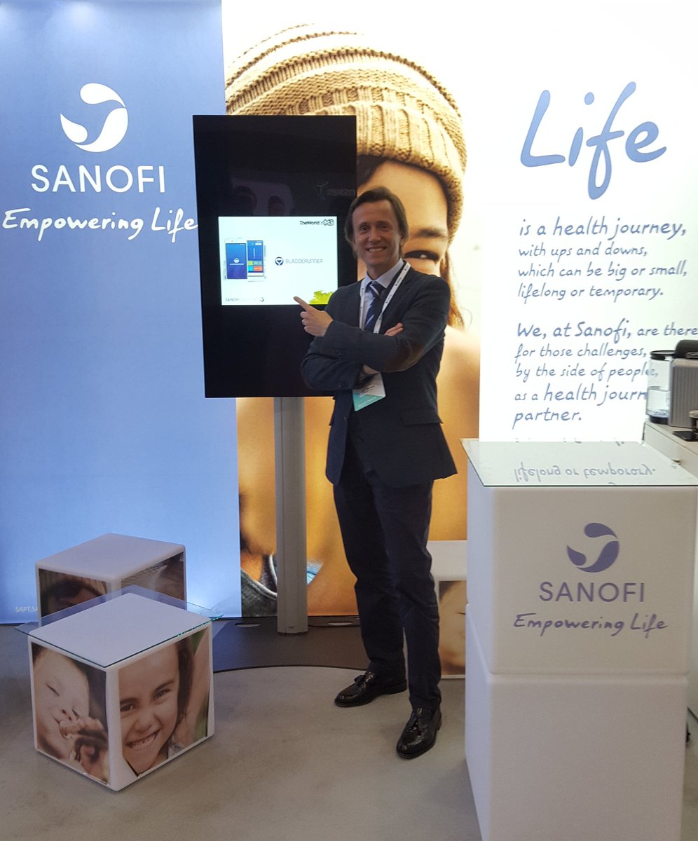 JoaoMedeiros72's tweet photo. Portugal E-HealthSummit2019, presenting #Bladderunner App...☺
#theworldvsms
#sanofi https://t.co/WAcZsgqgJ2