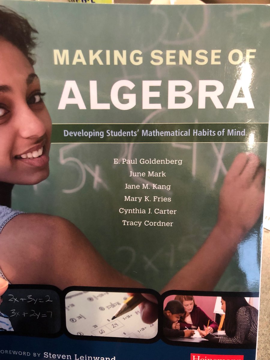 KellyDarkeMath's tweet image. My 9 year had a blast solving this puzzle this morning. From Making Sense of Algebra.  #morningmath #mathbookmagic