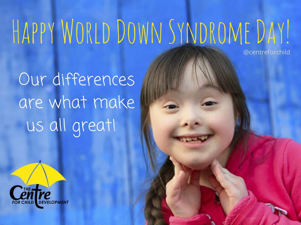 Centreforchild's tweet photo. It's World Down Syndrome Day.  ALL people with Down syndrome must have opportunities, included on a full and equal basis with others #LeaveNoOneBehind #WorldDownSyndromeDay #WDSD19 https://t.co/gqzDNpNpdM