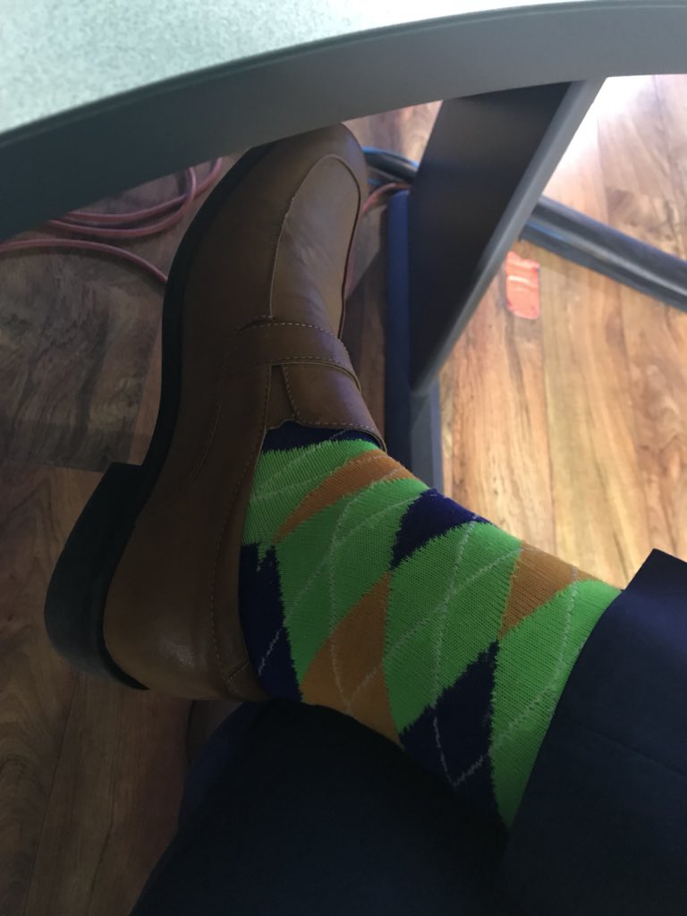 DanSnyderTV's tweet photo. Don’t forget to rock your crazy socks today and support #WorldDownSyndromeDay! For more on the crazy sock campaign visit @DSACO #Crazy4DSACO #WDSD2019 https://t.co/1ihHhkV8ze