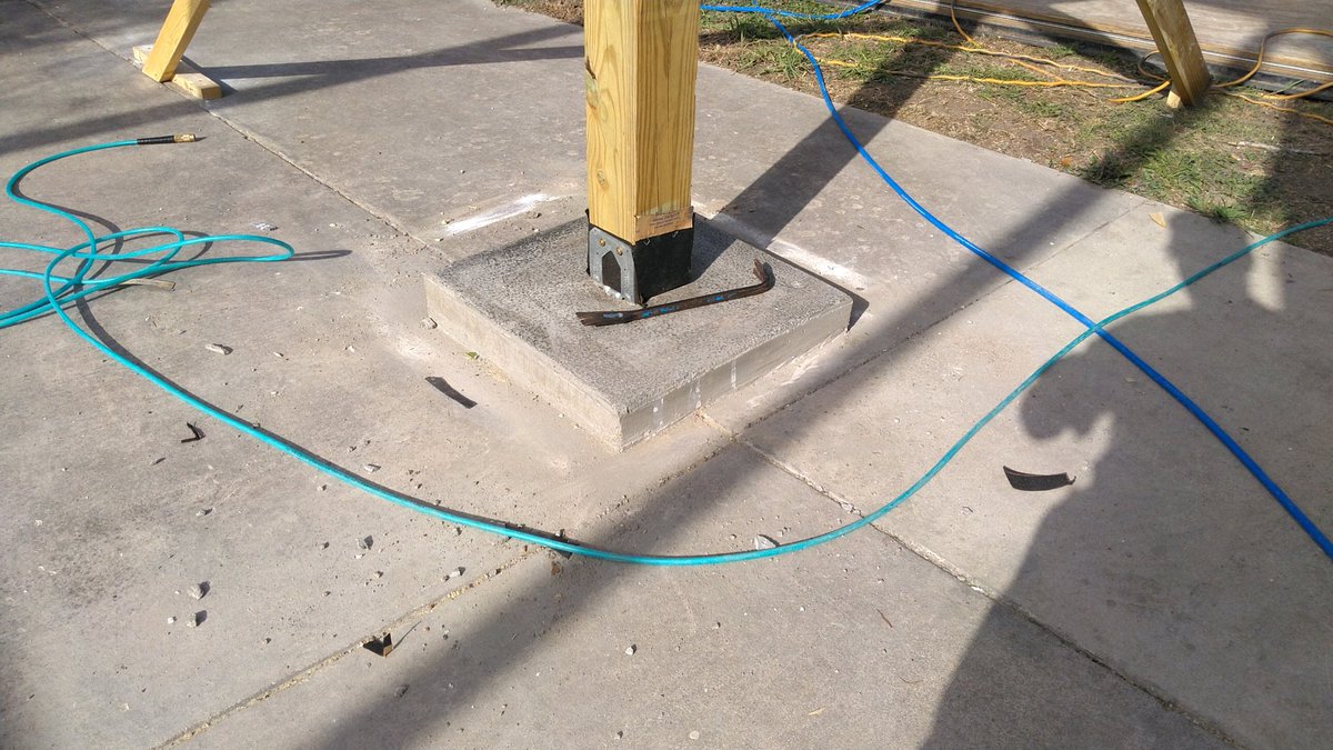 kingcontracttx's tweet image. From a clients idea, we drew up this design. Now we are building his carport. Custom fittings tied into the driveway to support the weight of a carport that attaches to the home  
Local, reliable and affordable 
830-428-4272 
kingcontractingoftexas.com