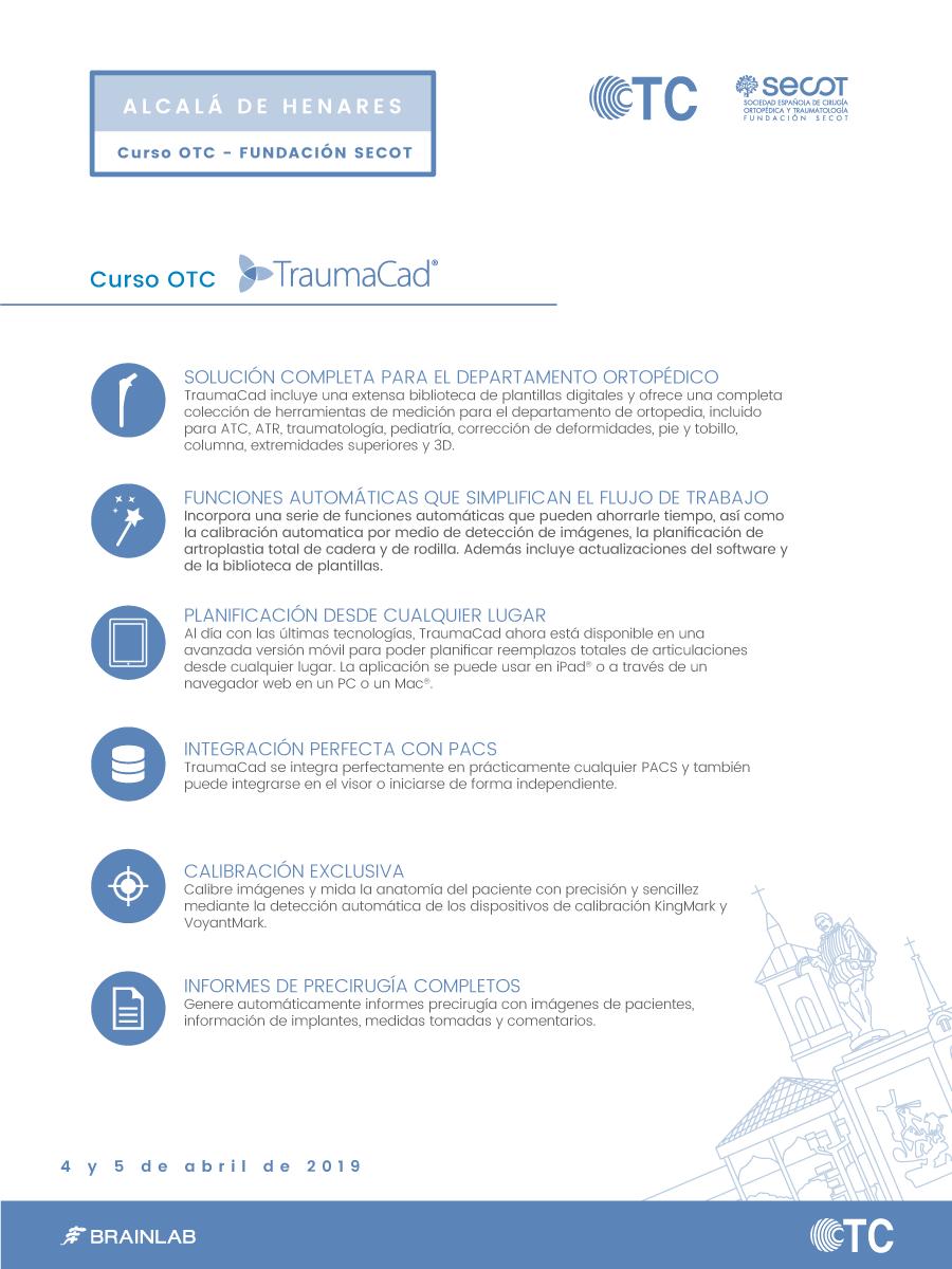 Si siempre has querido aprender TraumaCad, en OTC tendrás la oportunidad de asistir a un taller para aprender los principios básicos del programa.