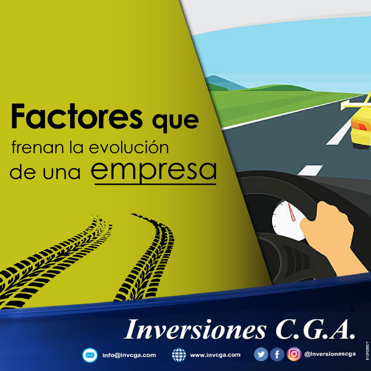 InversionesCGA's tweet photo. Según tu experiencia, ¿qué cosas pueden frenar la evolución de una empresa? #CGATips https://t.co/G30qgJdx3c