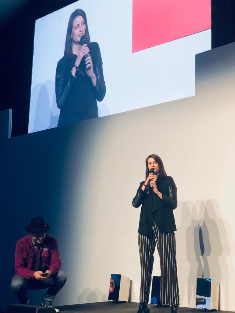 LYVE_Lyon's tweet photo. #FestivalEntrepreneurs L'entrepreneuriat c'est avant tout des émotions ! Léonie Ledy-Lepine fondatrice de @lcclyon nous partage les moments où elle a vraiment eu les #chocottes 😨 #Entrepreneuriat #LYVEparty https://t.co/tBcHhJz4uA