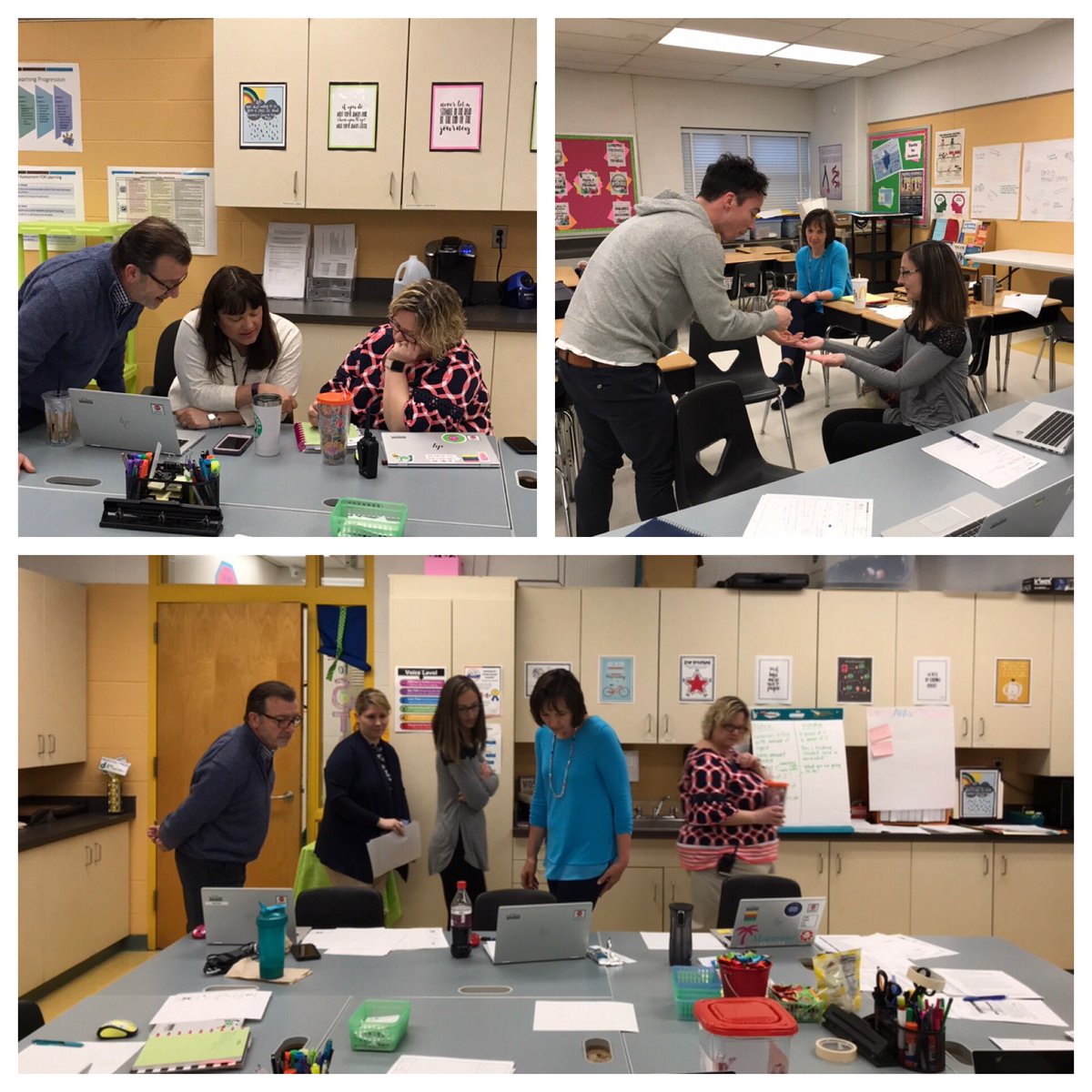 MissHilberg107's tweet photo. Intermediate math teachers at @SparksES_BCPS engaged in #powerfulproblemsolving strategies and routines to support students in the problem solving process @BCPSMATH @maxrayriek https://t.co/7wnIXMYKpm