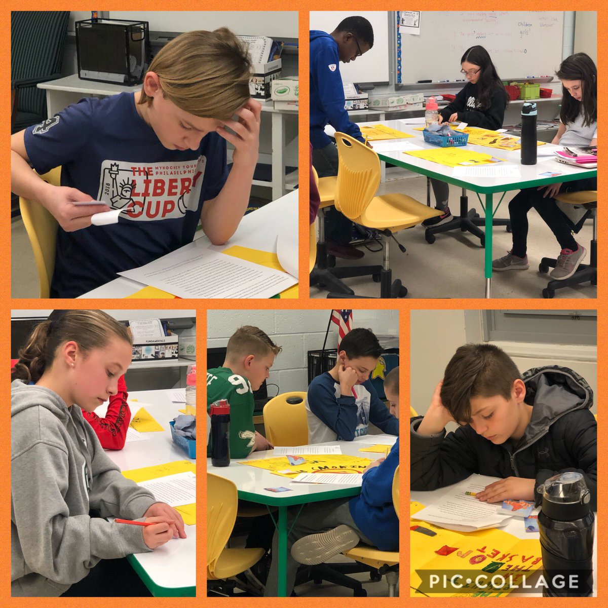 MrsVictorBSS's tweet photo. Writing Celebration! Sharing argumentative essays.#FutureReadyNJ #beersstreet https://t.co/OcnExF4XR1