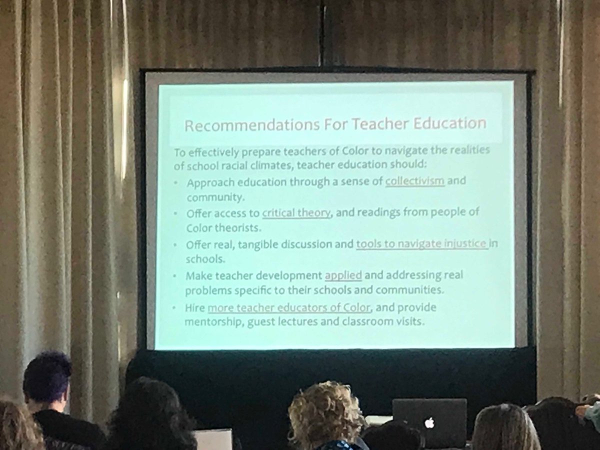 ⁦Great info from veteran teachers of color on how to make our teacher Ed programs culturally responsive  to our candidates 
⁦@AACTE⁩ ⁦@RodriguezJax⁩ ⁦@LynnMGangone⁩ ⁦@mattwales_⁩  #SPAN19 #CCTE19