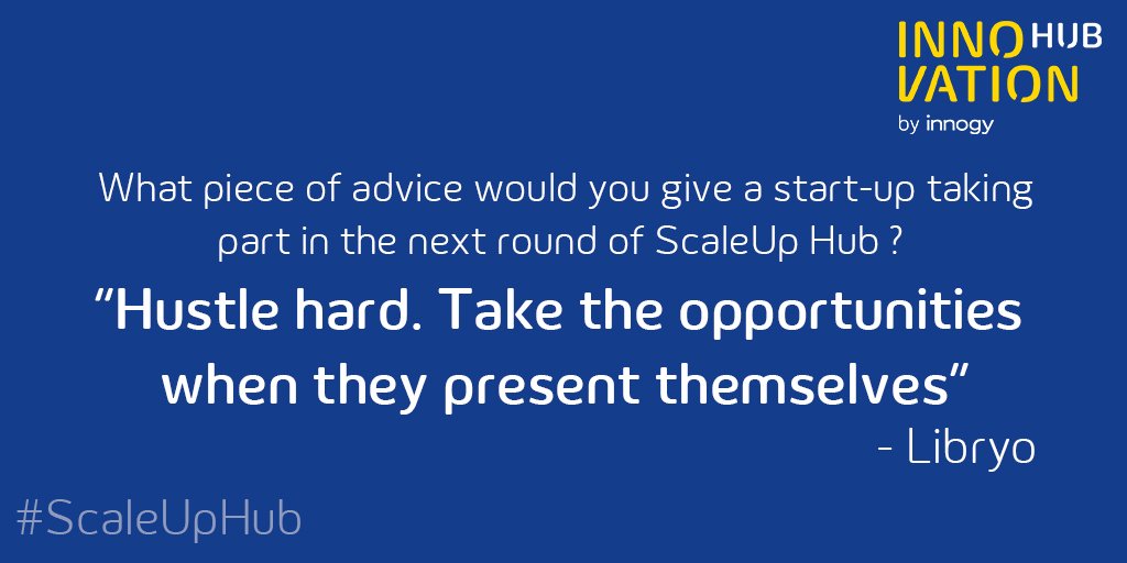 FutureEnergy_VC's tweet photo. What advice would you give other #startups joining #ScaleUpHub? "Hustle hard. Take the opportunities when they present themselves!” - @libryolegal’s @garthwatson https://t.co/oaJHeS8LN3