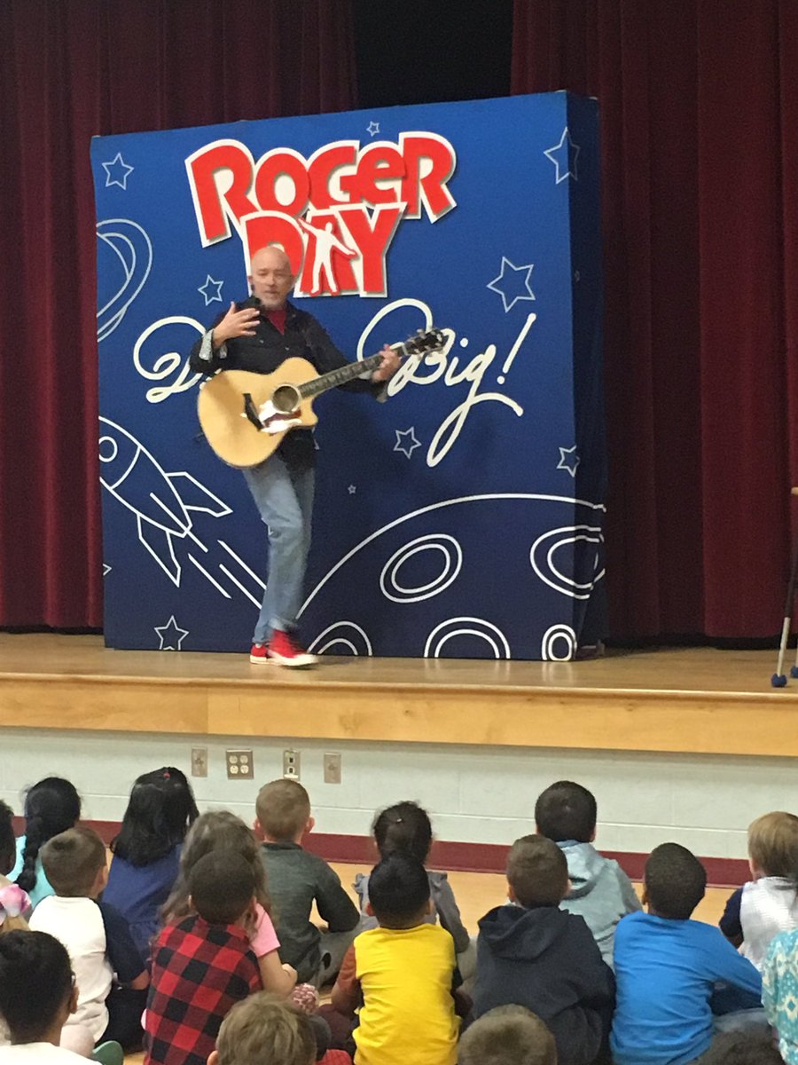 Harris Creek Elementary is excited to have <a href="/RogerDayKidSong/">Roger Day</a> performing for our T 2 &amp; T 3 students today!