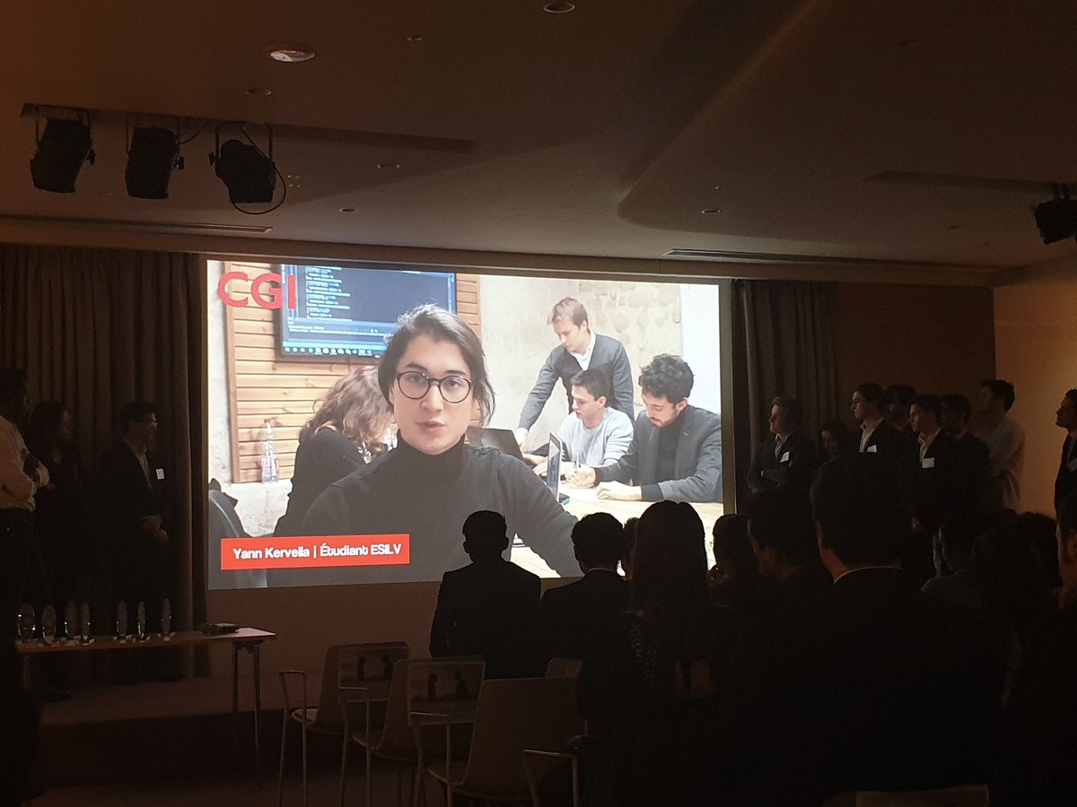 Sebirish's tweet photo. 4eme projet @ESILVparis aux #ChallengesCGI @CGI_Global avec #EASYFLOW dans la categorie #environnement https://t.co/2P3b8XKzNu