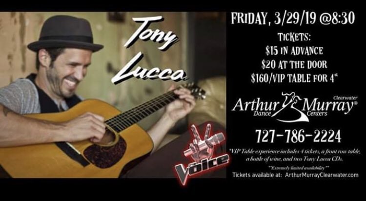 AlwaysInTheClub's tweet photo. Hey Florida! You don't have to wait until May to see @luccadoes…he'll be performing at Arthur Murray's Craft Parlor in Clearwater on the 29th of this month!
Get your tix today!
⬇️🎟⬇️
https://t.co/YkMgZ8zfES
#TonyLucca | #luccadoes | #AlwaysInTheClub | #Florida | #MMC30 https://t.co/k24fZkcbSS