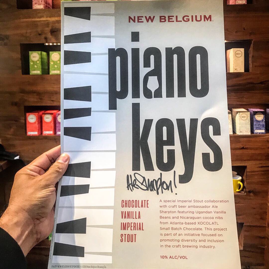AleSharpton's tweet photo. Tonight at the @ArgosyEAV from 7 to 10 it’s on! It’s #WeAllBrewInATL alongside @crownsandhops w/ my Piano Keys Imperial Stout I made w/ @newbelgium + guests @hopstix @khonsobrewing @downhomebrewing @archesbrewing! Of cours beats and good times too! Let’s go! #pianokeysstout https://t.co/V1KPr8DjyZ