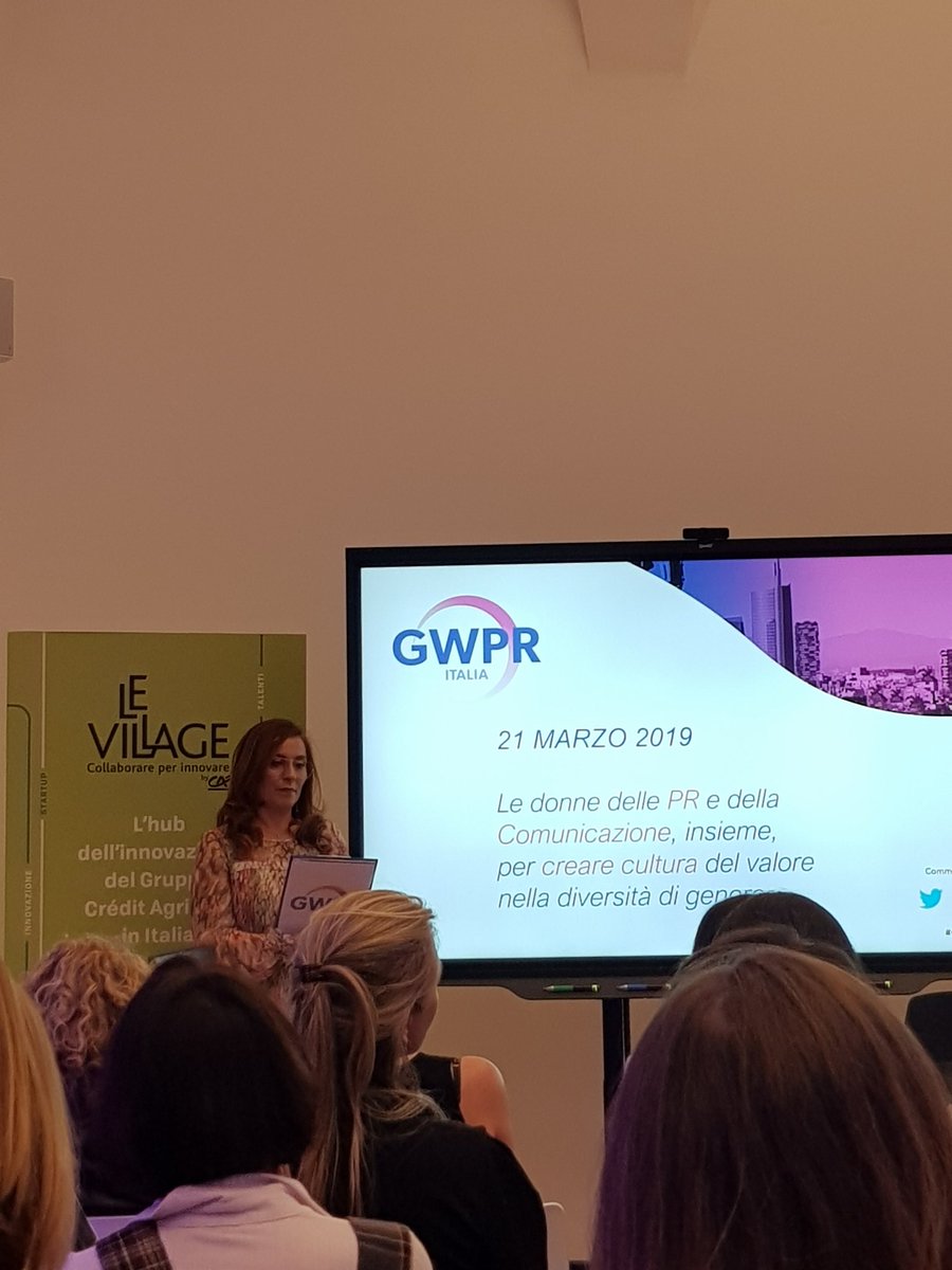 Alessandra Quatti (@qualequa) on Twitter photo "Non si può comprendere la diversità senza prima definire l'uguaglianza." Così apre <a href="/carolasalvato/">Carolina She/Her</a> neo Presidente di #GWPR Italy la conferenza per il lancio dell'associazione in Italia che riunisce le donne #PR #Comunicazione per promuovere il valore della diversità di genere. "Non si può comprendere la diversità senza prima definire l'uguaglianza." Così apre <a href="/carolasalvato/">Carolina She/Her</a> neo Presidente di #GWPR Italy la conferenza per il lancio dell'associazione in Italia che riunisce le donne #PR #Comunicazione per promuovere il valore della diversità di genere.
