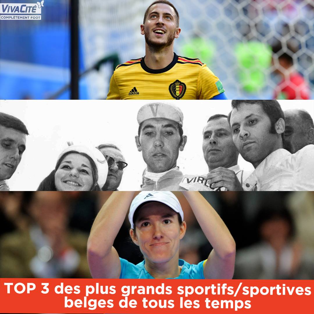CFootRTBF's tweet image. [TOP 3] "Complètement Foot" : "Top 3 des plus grands sportifs/sportives belges de tous les temps"

Attention, petite contrainte : Eddy #Merckx ou @hazardeden10 doivent figurer dans votre choix ! #CFootRTBF
