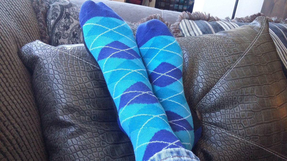 slaterweather's tweet photo. My day off curled up on the couch recognizing World Down Syndrome Day. #Crazy4DSACO #WDSD2019 #okwx https://t.co/GYxqlww57I