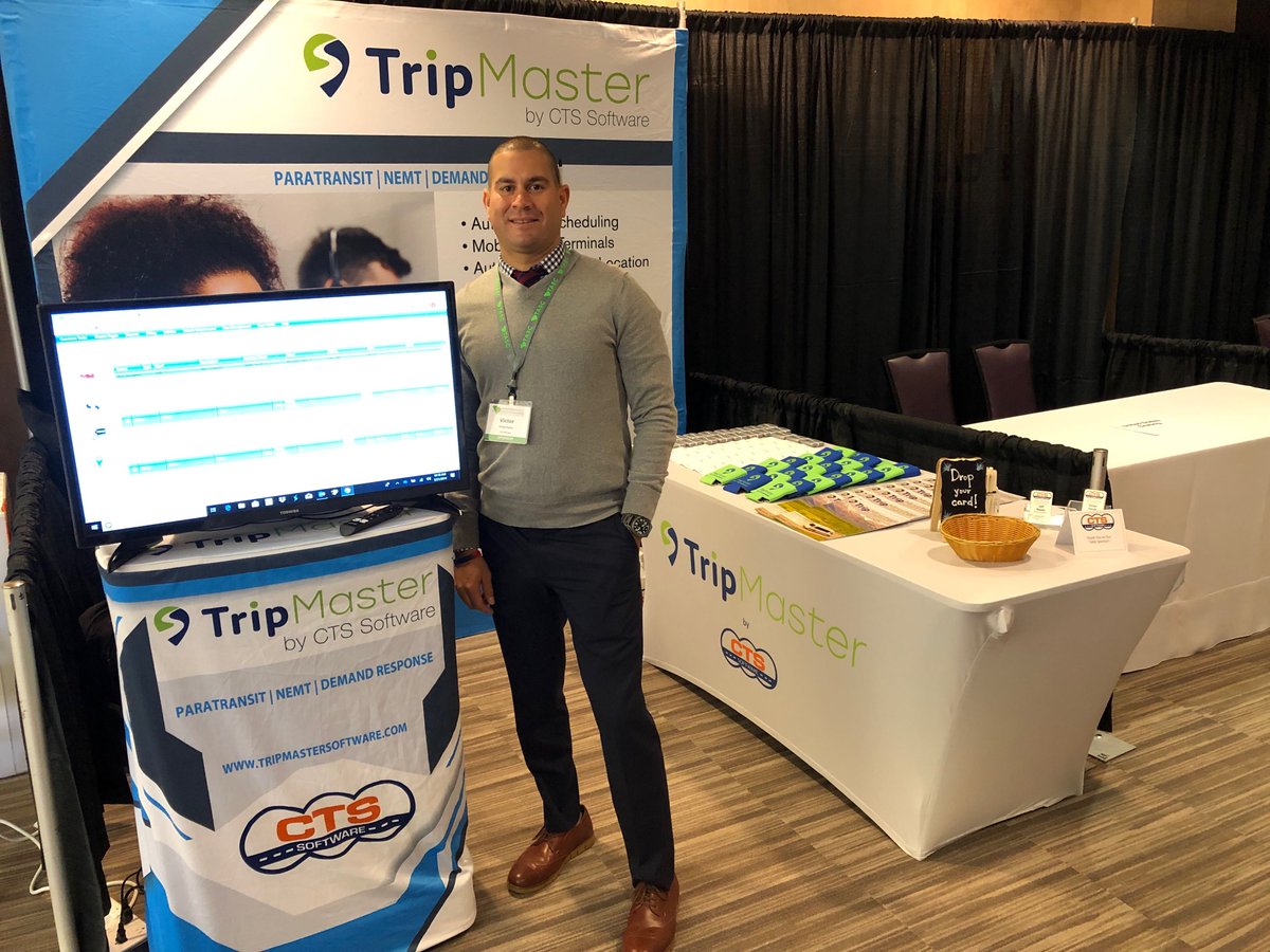 tripmastersftwr's tweet photo. Stop by our booth at the Annual TASC conference at @ClemsonUniv and let this happy new face show you around TripMaster 😃🖥️🚌 https://t.co/Q6XnKrpjdF