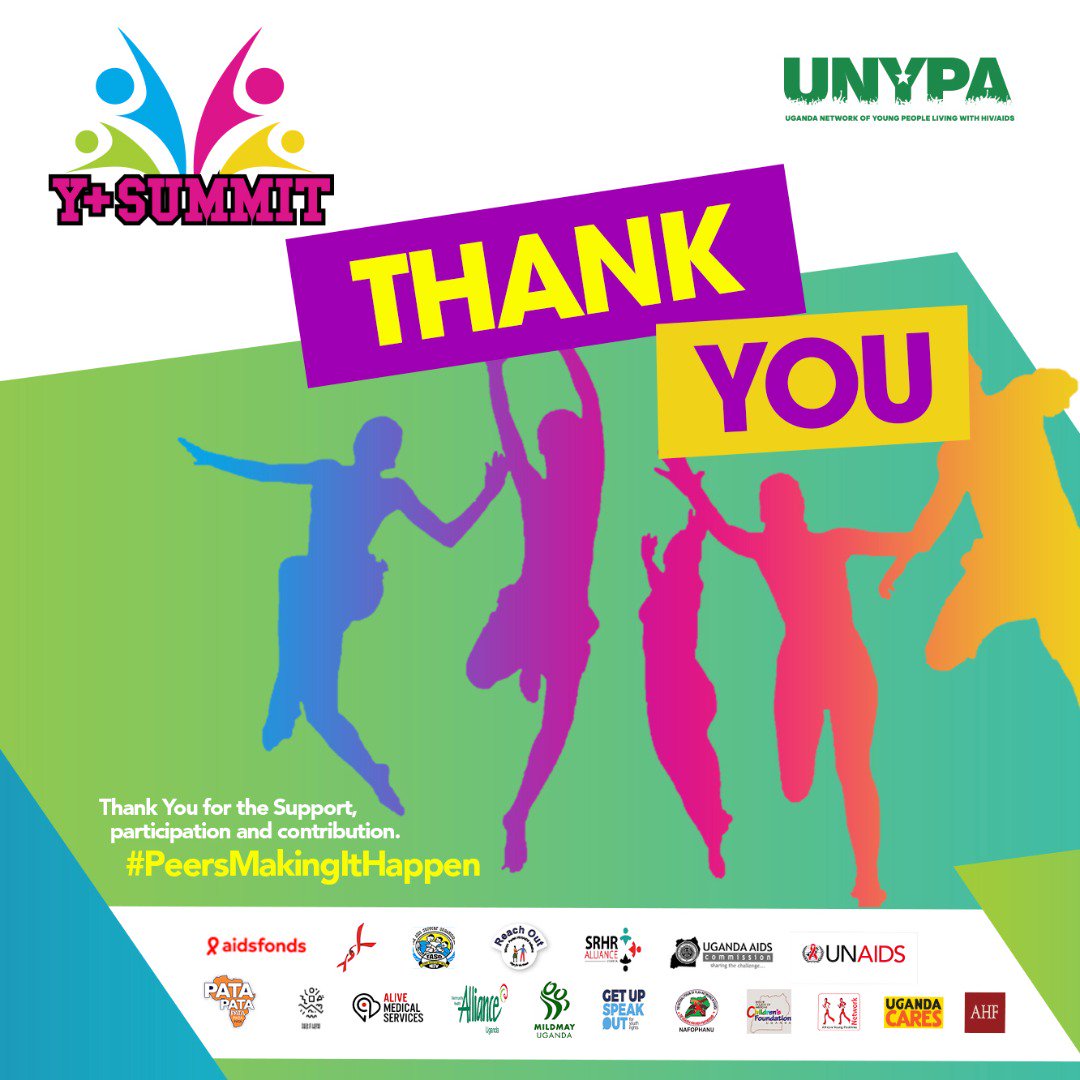 UncleDricAdoni's tweet photo. @UNYPA1 says Thank You, Webale, Asante Sana for your Support, Participation and Contribution . #YplusSummit19 #PeersMakingItHappen
 @aidscommission @PitchUganda @SRHRAllianceUg @NAFOPHANU @UNAIDS_UG @AYPlusteam @Aidsfonds_intl @TASOUganda https://t.co/m45lUIyZvM