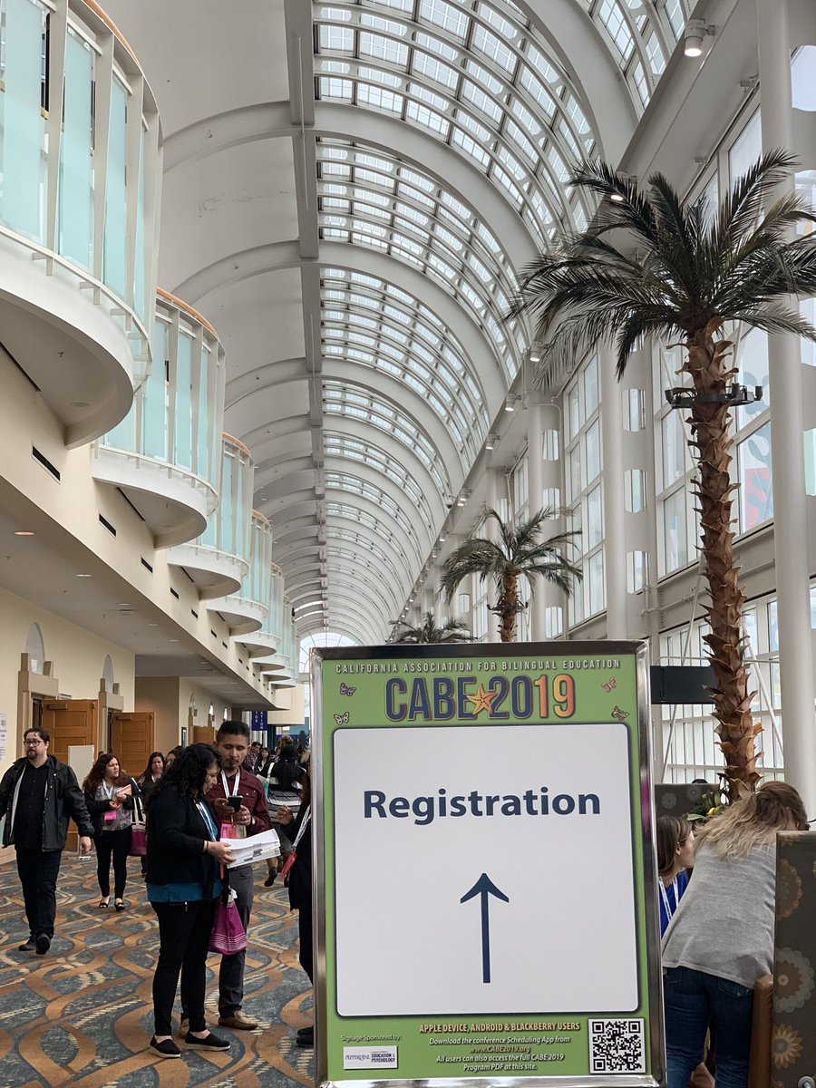 QIMENG90534486's tweet photo. So excited being here for CABE 2019 as a volunteer and a presenter. #pepperdineTESOL @peppgsep  #CABE2019 @CABEBILINGUAL https://t.co/ha3FXXvgL1